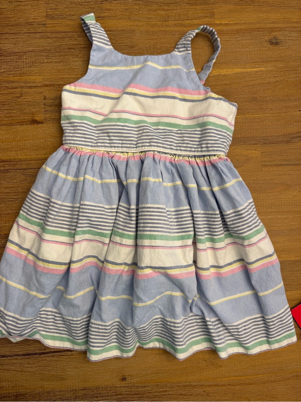 Ralph Lauren Striped Pastel Sundress in Blue, Pink, Yellow and Green